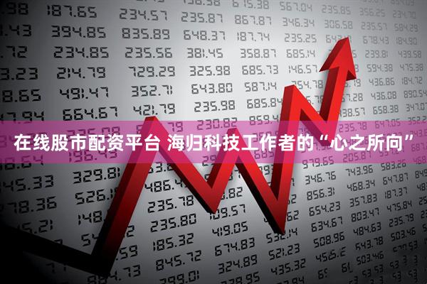 在线股市配资平台 海归科技工作者的“心之所向”